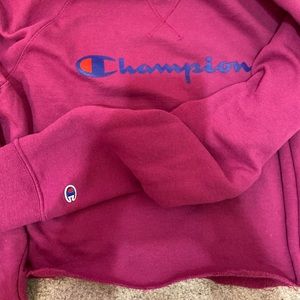 Cropped Champion Crewneck